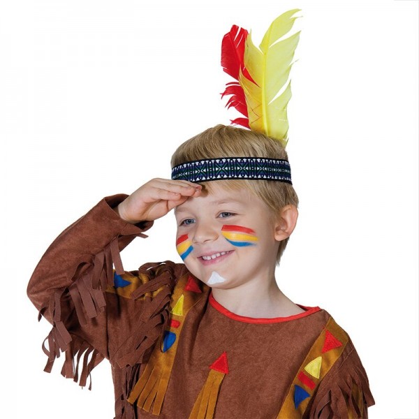 Kinder Indianer Stirnband