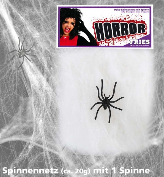 Spinnennetz gross, Deko für mittelgroße Räume
