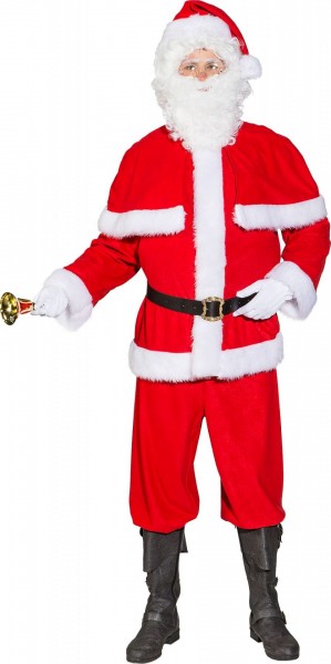 Weihnachtsmann Anzug mit Pelerine
